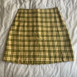 brandy plaid skirt🪲